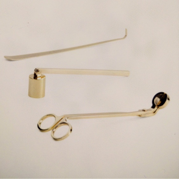 🎁Lyght Candle Co. Candle Lover’s Accessory Kit - Gold Tone  - 3 Pieces - Picture 4 of 6